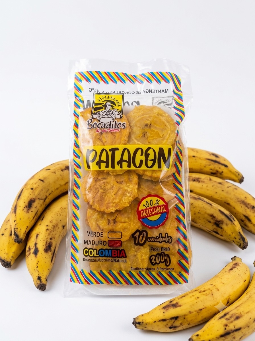 Patacón precocido de plátano maduro 300 g